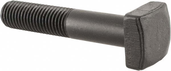 3/4-10 Thread, 2" Thread Length, 4" Length Under Head, Steel T Bolt