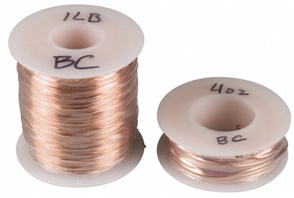20 Gage, 0.032" Diameter x 4,725' Long, Bare, Copper Bus Bar Wire