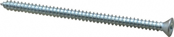 Value Collection PFTS0100300CZ Sheet Metal Screw: #10, Flat Head, Phillips Image