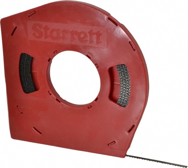 Starrett 15803 Band Saw Blade Coil Stock: 1/4" Blade Width, 100 Coil Length, 0.025" Blade Thickness, Carbon Steel Image