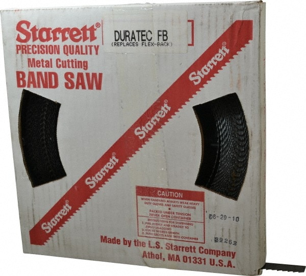 Starrett 15815 Band Saw Blade Coil Stock: 3/4" Blade Width, 100 Coil Length, 0.032" Blade Thickness, Carbon Steel Image