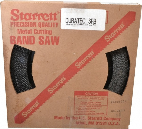 Starrett 13840 Band Saw Blade Coil Stock: 3/4" Blade Width, 100 Coil Length, 0.032" Blade Thickness, Carbon Steel Image