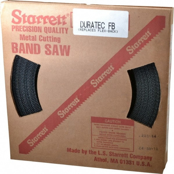 Starrett 10044 Band Saw Blade Coil Stock: 1" Blade Width, 100 Coil Length, 0.035" Blade Thickness, Carbon Steel Image