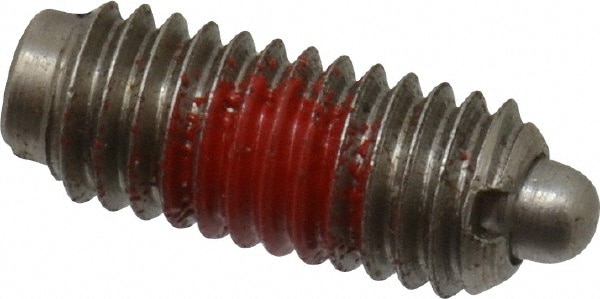 Threaded Spring Plunger: #10-32, 0.468" Thread Length, 0.093" Dia, 0.065" Projection