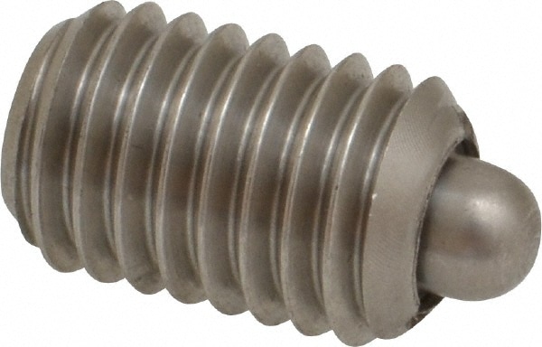 Threaded Spring Plunger: 1/2-13, 3/4" Thread Length, 0.248" Dia, 0.151" Projection