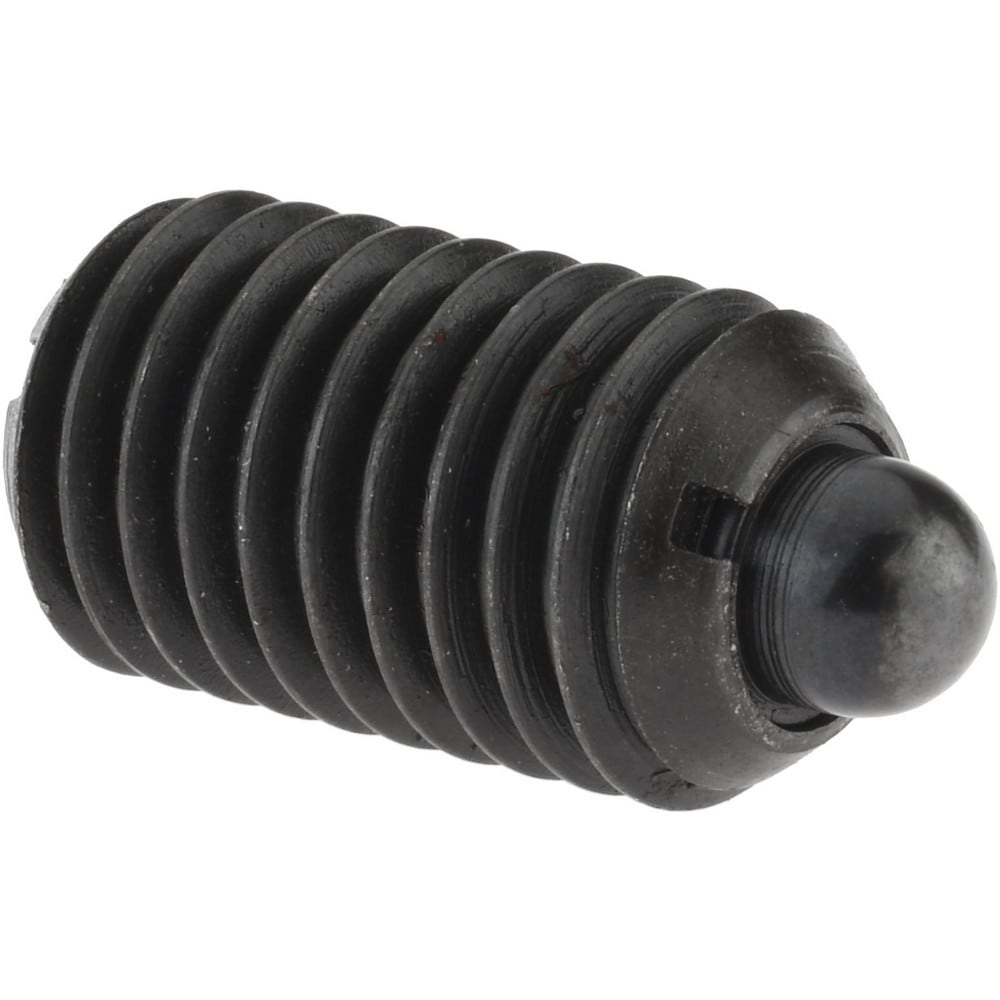 Threaded Spring Plunger: 5/8-11, 1.062" Thread Length, 0.31" Dia, 0.215" Projection