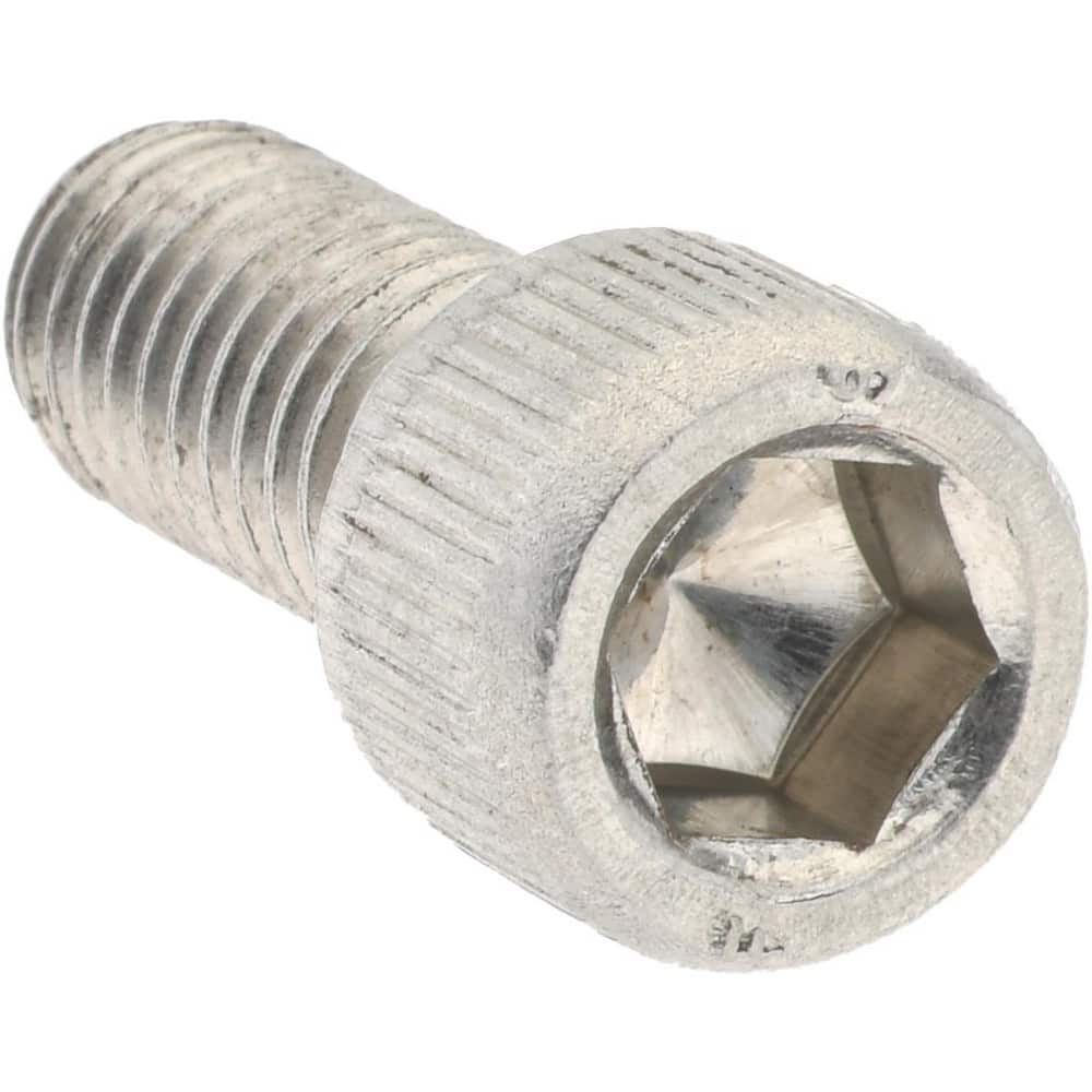 Gibraltar 9814SS-G 1-3/8" OAL, 3/8-16, Stainless Steel, Headed Plain Flat Face Ball End Clamping Screw 