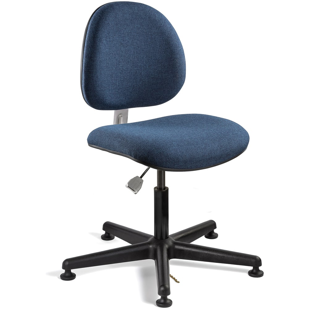 Bevco V800SMG 16 to 21" High ESD Swivel Chair with Back Rest 
