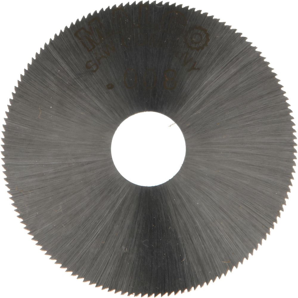 Jeweler's Saw: 1-1/2" Dia, 0.008" Thick, 3/8" Arbor Hole, 140 Teeth, High Speed Steel