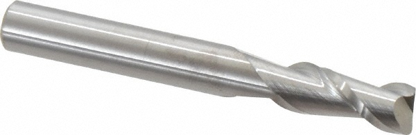 12181368 Corner Radius End Mill: 5/16" Dia, 3/4" LOC, 0.02" Radius, 2 Flutes, Solid Carbide  