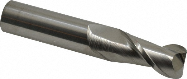 Accupro 12181502 Corner Radius End Mill: 5/8" Dia, 1-1/4" LOC, 0.09" Radius, 2 Flutes, Solid Carbide Image