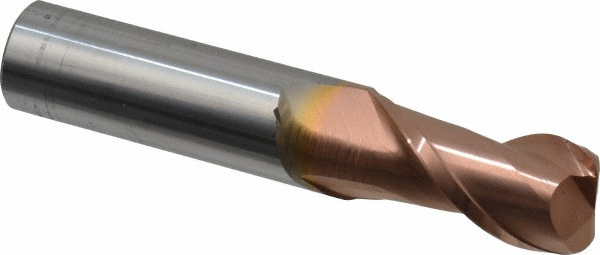 Accupro 12181541 Corner Radius End Mill: 3/4" Dia, 1-1/2" LOC, 1/8" Radius, 2 Flutes, Solid Carbide Image