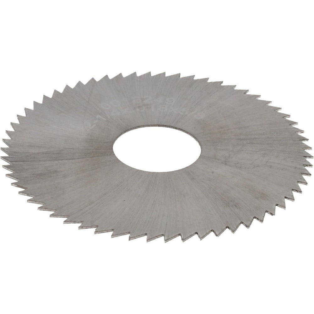 Slitting & Slotting Saw: 2-1/4" Dia, 0.018" Thick, 60 Teeth, High Speed Steel