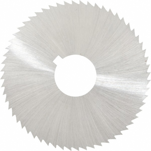 Slitting & Slotting Saw: 2-1/4" Dia, 0.02" Thick, 60 Teeth, High Speed Steel