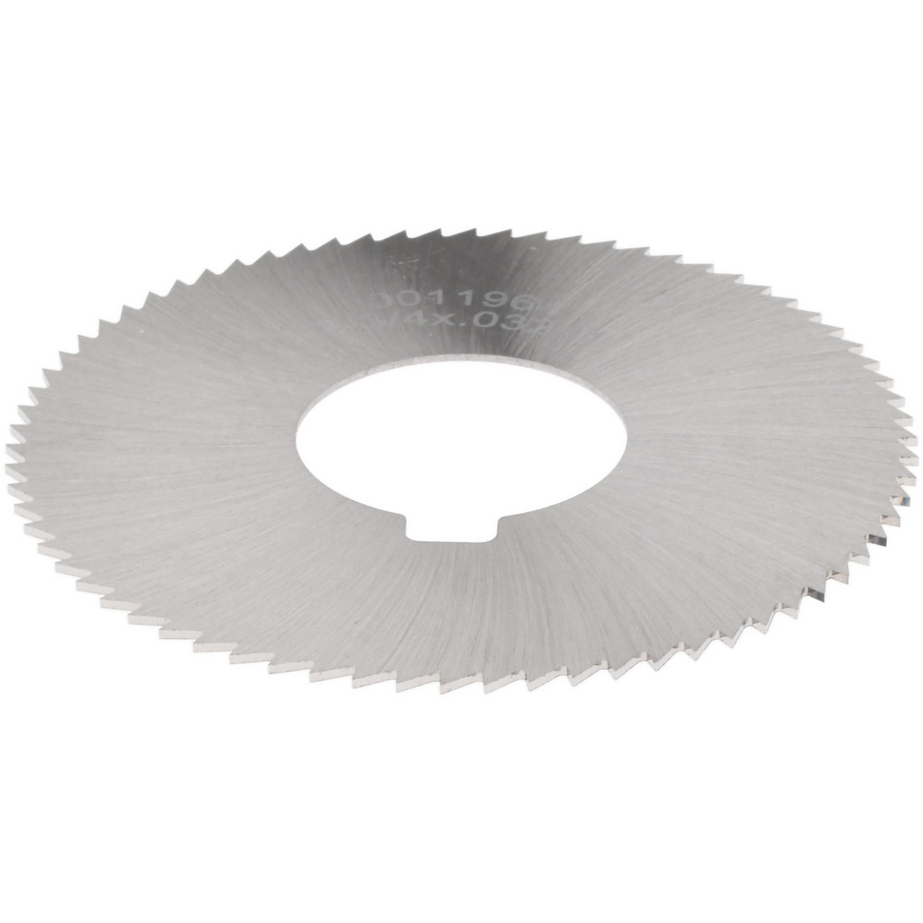 Made in USA | Value Collection Slitting & Slotting Saw: 2-3/4" Dia, 0.0320" Thick, 1" Arbor Hole, 72 Teeth, High Speed Steel - Uncoated Finish