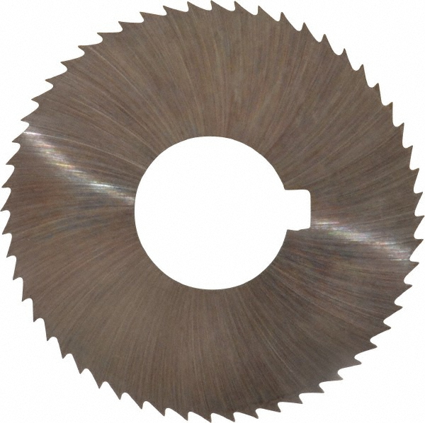 Slitting & Slotting Saw: 2-3/4" Dia, 0.045" Thick, 1" Arbor Hole, 56 Teeth, High Speed Steel
