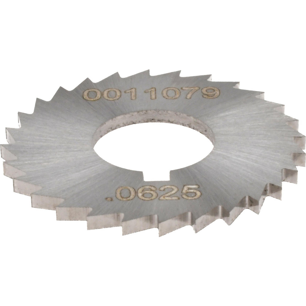 Slitting & Slotting Saw: 1-1/4" Dia, 1/16" Thick, 28 Teeth, High Speed Steel