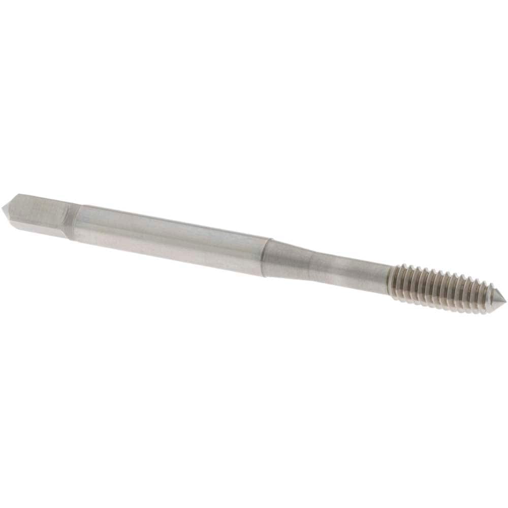 Thread Forming Tap: #8-32 UNC, Plug, Cobalt, Bright Finish