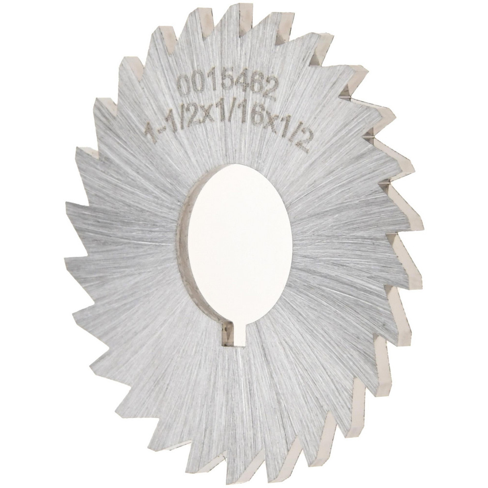 Slitting & Slotting Saw: 1-1/2" Dia, 1/16" Thick, 26 Teeth, High Speed Steel