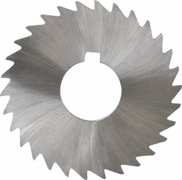 Made in USA OMSLD09375 Slitting & Slotting Saw: 3" Dia, 3/32" Thick, 1" Arbor Hole, 30 Teeth, High Speed Steel Image