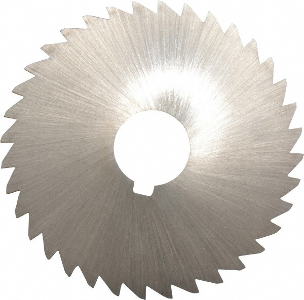 Made in USA OMSLE0625 Slitting & Slotting Saw: 4" Dia, 1/16" Thick, 1" Arbor Hole, 36 Teeth, High Speed Steel Image