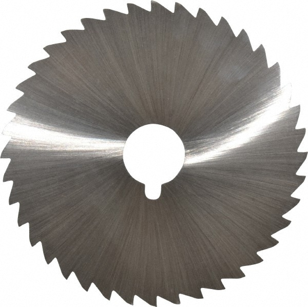 Made in USA OMSLF062540 Slitting & Slotting Saw: 5" Dia, 1/16" Thick, 1" Arbor Hole, 40 Teeth, High Speed Steel Image