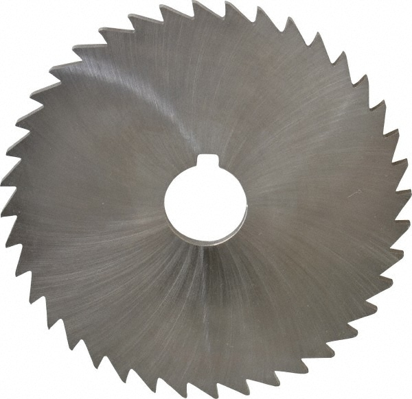 Made in USA OMSLF187536 Slitting & Slotting Saw: 5" Dia, 3/16" Thick, 1" Arbor Hole, 36 Teeth, High Speed Steel Image