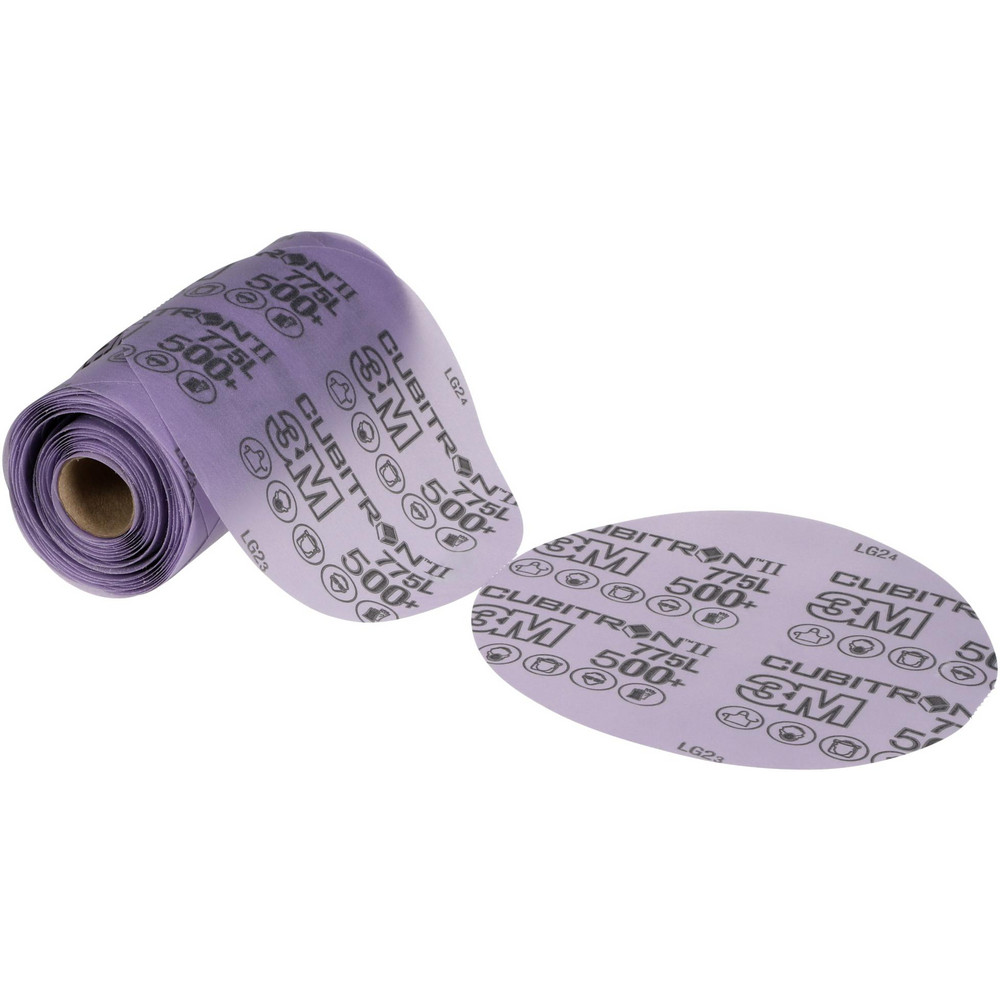 6" Dia PSA Disc Roll: 500 Grit, Precision Shaped Ceramic - Film Backing