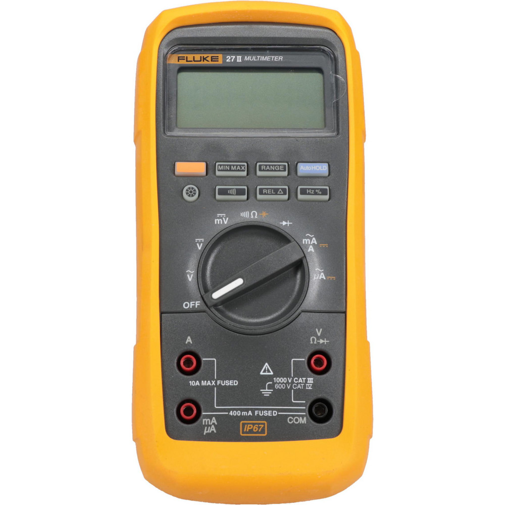 CAT III & CAT IV, Auto Ranging Digital Manual Ranging & True RMS Multimeter: 1,000 VAC/VDC