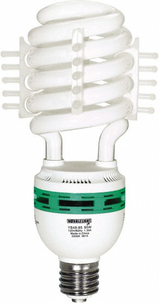 Fluorescent Commercial & Industrial Lamp: 85 Watts, E39, Mogul Base - 4,100 &deg; K Color Temp, 5,000 Lumens, 8,000 hr Avg Life