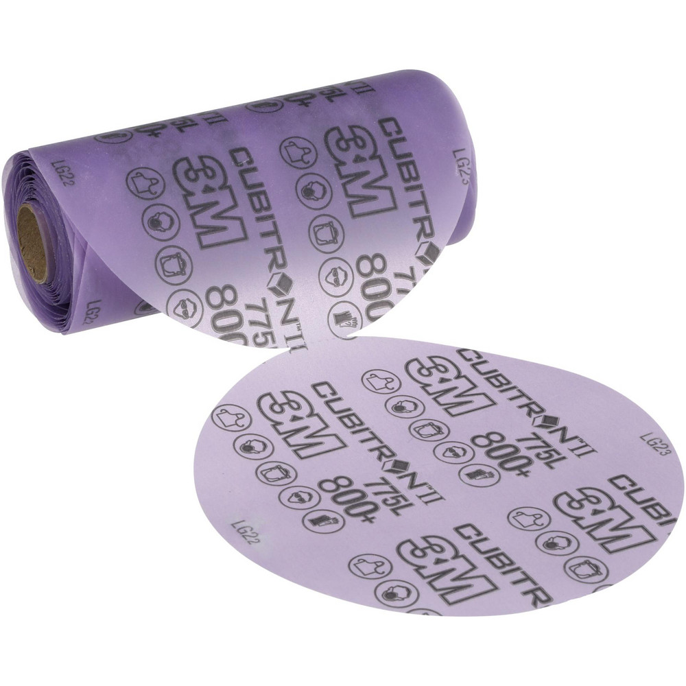 5" Dia PSA Disc Roll: 800 Grit, Precision Shaped Ceramic - Film Backing
