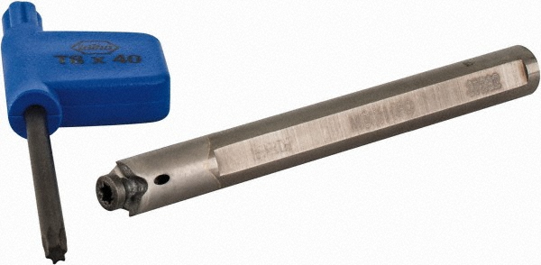Iscar 2801658 1.5mm Max Depth, 0.5mm to 4mm Width, Internal Indexable Grooving Toolholder Image