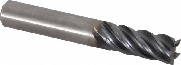 Kennametal 4048720 Square End Mill: 3/8 Dia, 7/8 LOC, 3/8 Shank Dia, 2-1/2 OAL, 5 Flutes, Solid Carbide Image