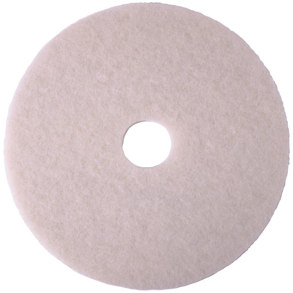 Floor Pads, Bonnets & Screens; Type: Niagara™ White Polishing Pad 4100N ; Product Type: Floor Pad ; Material: Non-Woven Nylon; Non-Woven Polyester ; Pad Color: White ; Pad Length (Inch): 1 ; Pad/Brush Diameter (Fractional Inch): 13