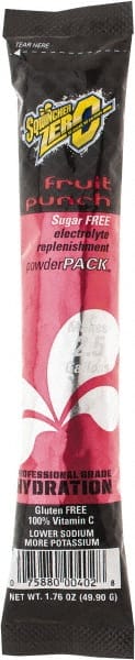Sqwincher Activity Drink:  1.76oz Packet,  Fruit Punch,  Powder,