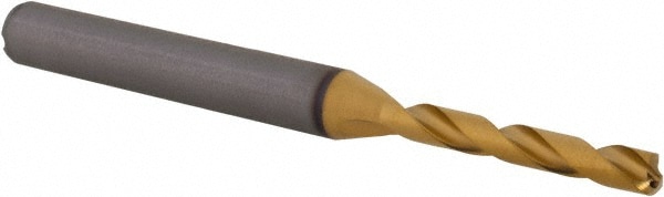 Kennametal 4149183 Jobber Length Drill Bit: 0.136" Dia, 140 °, Solid Carbide Image