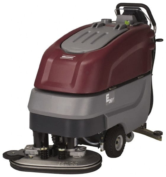 Minuteman E26QP Floor Scrubber: Electric, 26" Cleaning Width, 180 RPM 
