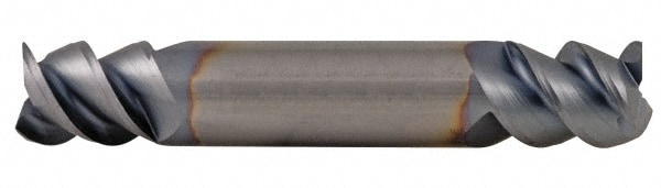 Accupro 360DE4375C4 Square End Mill: 7/16 Dia, 9/16 LOC, 7/16 Shank Dia, 2-3/4 OAL, 3 Flutes, Solid Carbide 