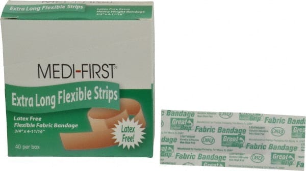 40 Qty 1 Pack 4-11/16" Long x 3/4" Wide, General Purpose Self-Adhesive Bandage