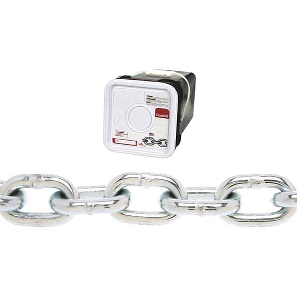 Welded Chain; Load Capacity (Lb. - 3 Decimals): 800 ; Chain Grade: 30 ; Finish: Galvanized Steel ; Overall Length: 150cm; 150in; 150yd; 150mm; 150m; 150ft ; Inside Length (Decimal Inch): 0.9500 ; Type: Proofcoil