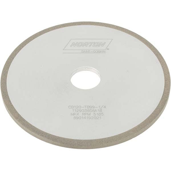 Norton 69014192021 7" Diam x 1-1/4" Hole x 1/4" Thick, 120 Grit Surface Grinding Wheel Image