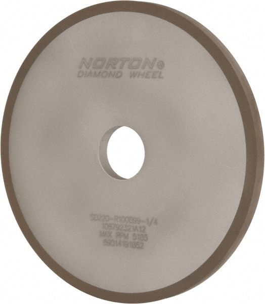 Norton 69014191852 7" Diam x 1-1/4" Hole x 3/8" Thick, 220 Grit Surface Grinding Wheel Image