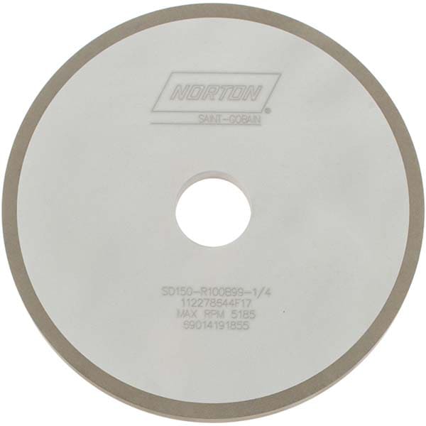 Norton 69014191855 7" Diam x 1-1/4" Hole x 1/2" Thick, 150 Grit Surface Grinding Wheel Image