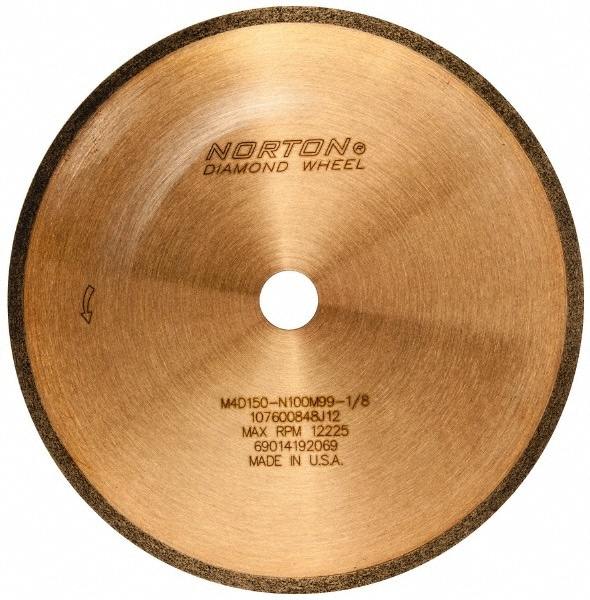 Norton 69014192069 5" Diam x 1/2" Hole, 150 Grit Surface Grinding Wheel Image