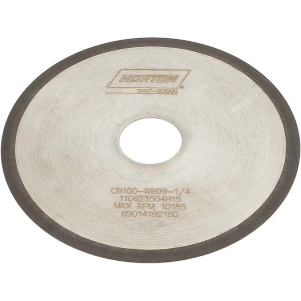 Norton 69014192160 Surface Grinding Wheel: 6" Dia, 1-1/4" Hole, 100 Grit Image