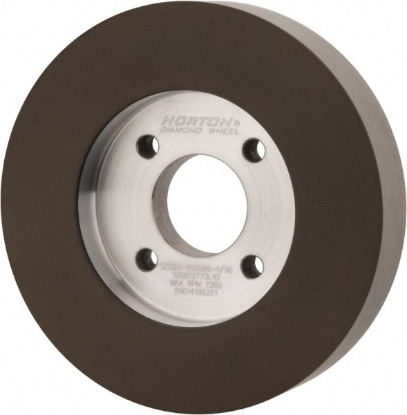 Norton 69014192221 Tool & Cutting Grinding Wheel: 5" Dia, 320 Grit, Type 6 Image