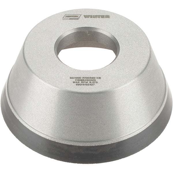 Norton 69014192427 Tool & Cutting Grinding Wheel: 3-3/4" Dia, 100 Grit, Type 11 Image