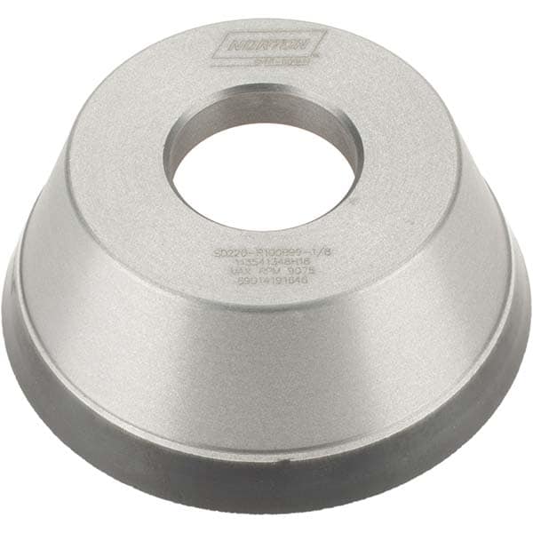 Norton 69014191646 Tool & Cutting Grinding Wheel: 3-3/4" Dia, 220 Grit, Type 11 Image