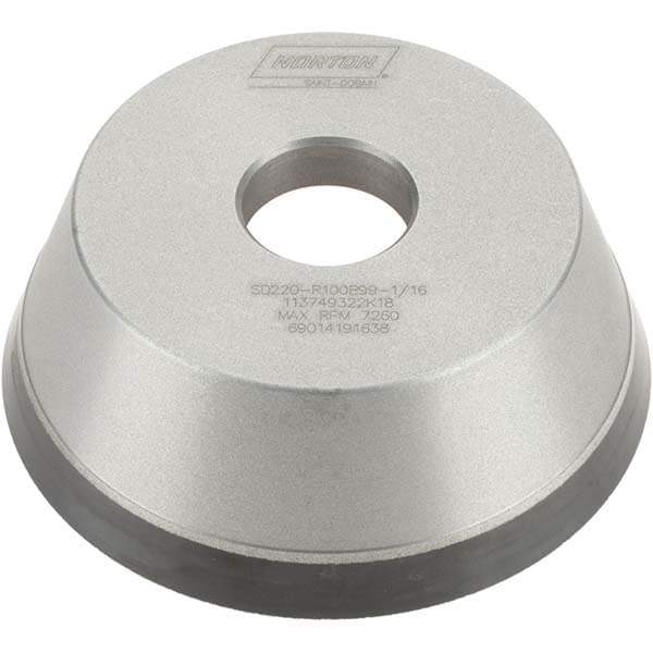 Norton 69014191638 Tool & Cutting Grinding Wheel: 5" Dia, 220 Grit, Type 11 Image