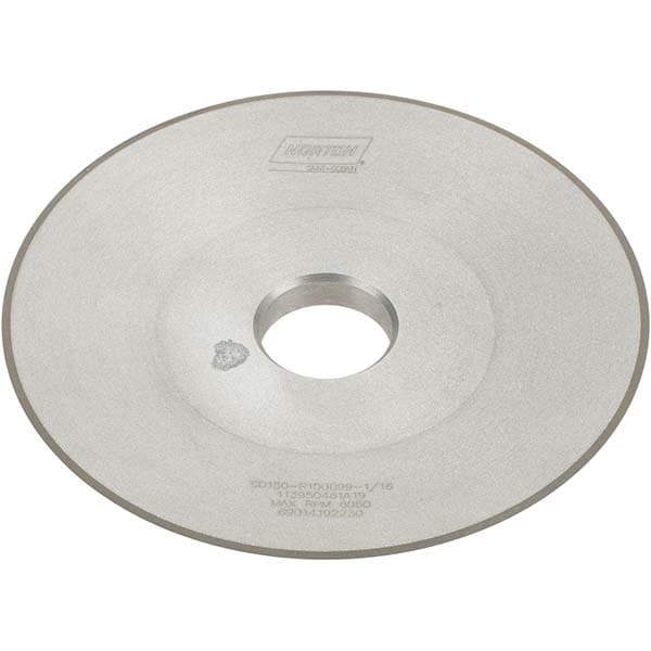 Norton 69014192230 Tool & Cutting Grinding Wheel: 6" Dia, 150 Grit, Type 15 Image